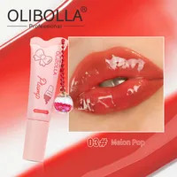رژ خیس مایع کریستالی تیوپی بستنی اولیبولا OLIBOLLA