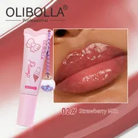 رژ خیس مایع کریستالی تیوپی بستنی اولیبولا OLIBOLLA