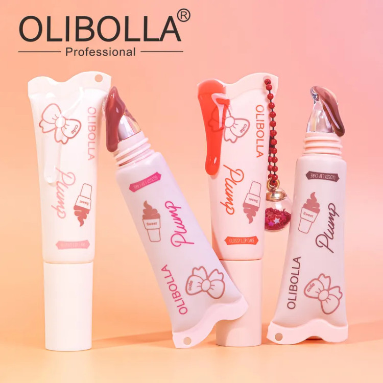رژ خیس مایع کریستالی تیوپی بستنی اولیبولا OLIBOLLA
