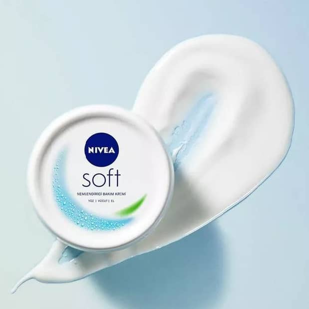 کرم مرطوب کننده سافت نیوا NIVEA مدل soft صورت، بدن و دست