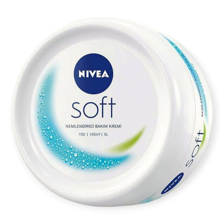 کرم مرطوب کننده سافت نیوا NIVEA مدل soft صورت، بدن و دست