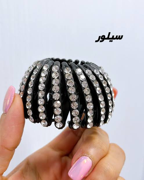 کلیپس چنگکی نگین دار