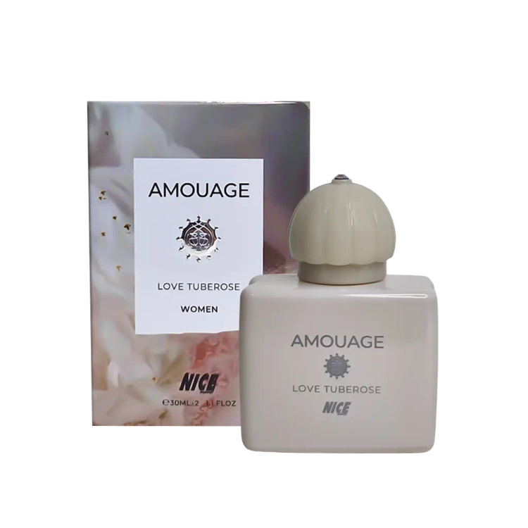ادکلن زنانه نایس Nice مدل امواج لاو تیوب رز Amouage Love Tuberose حجم 30 میلی لیتر