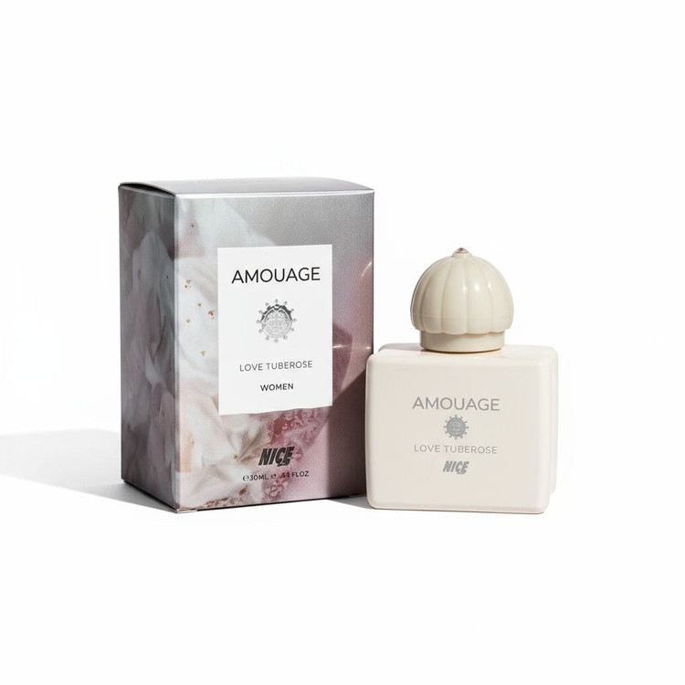 ادکلن زنانه نایس Nice مدل امواج لاو تیوب رز Amouage Love Tuberose حجم 30 میلی لیتر