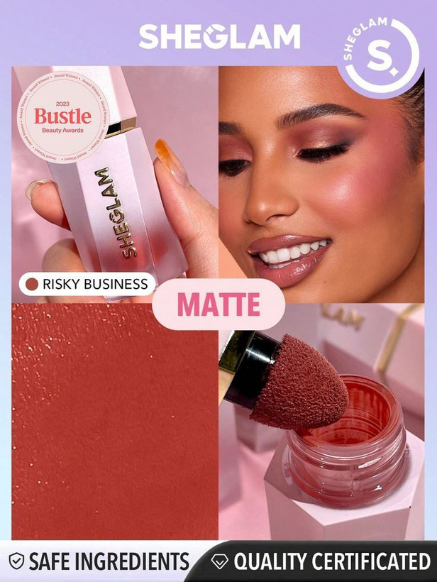 رژگونه مایع شیگلم مات مدل Liquid Blush Matte