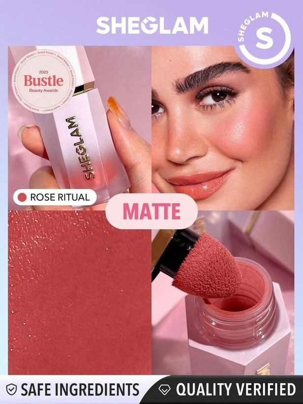رژگونه مایع شیگلم مات مدل Liquid Blush Matte
