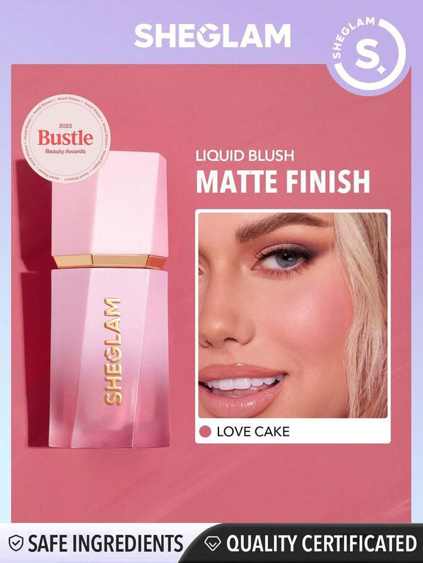 رژگونه مایع شیگلم مات مدل Liquid Blush Matte