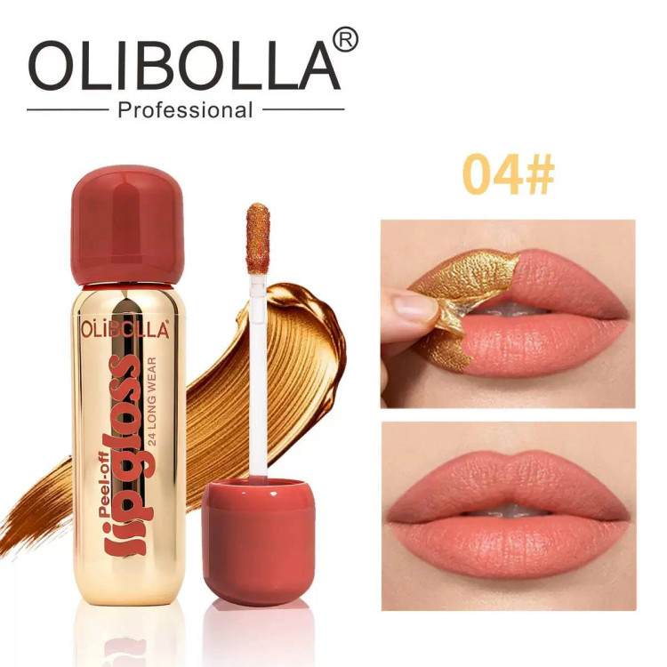 لیپ گلاس پیلاف طلایی OLIBOLLA اولیبولا