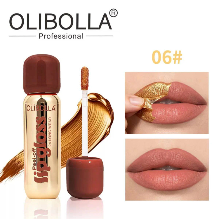 لیپ گلاس پیلاف طلایی OLIBOLLA اولیبولا
