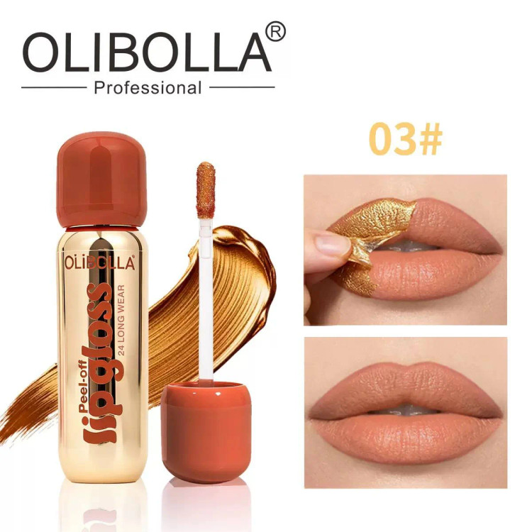 لیپ گلاس پیلاف طلایی OLIBOLLA اولیبولا