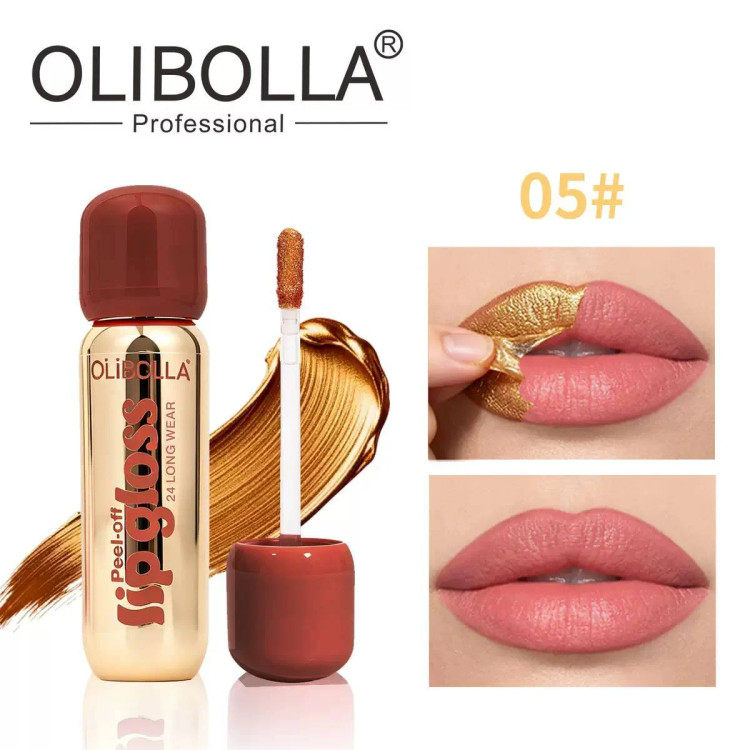 لیپ گلاس پیلاف طلایی OLIBOLLA اولیبولا