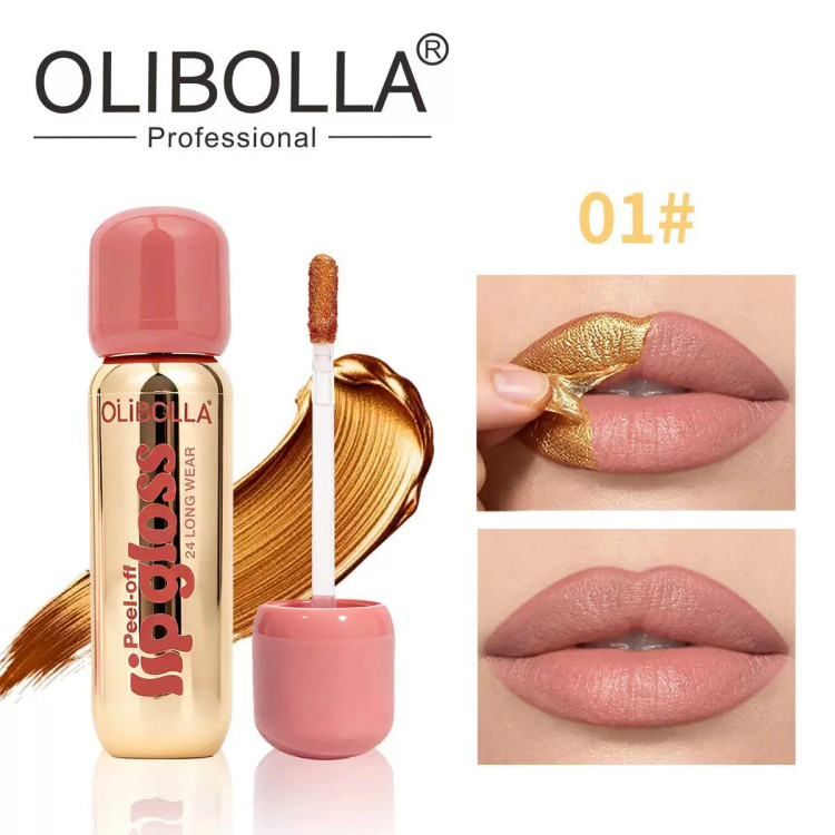 لیپ گلاس پیلاف طلایی OLIBOLLA اولیبولا